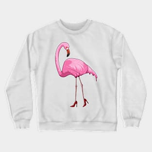 Flamingo with High heels Crewneck Sweatshirt